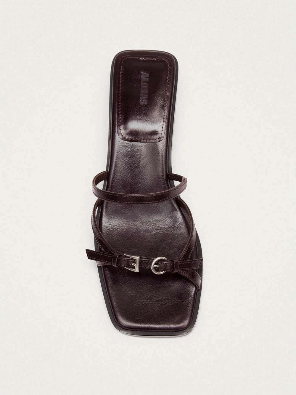 Alohas Liko Rift Dark Brown Leather Sandals - Picture 2 of 6
